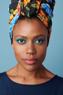 Perfect blue eye makeup