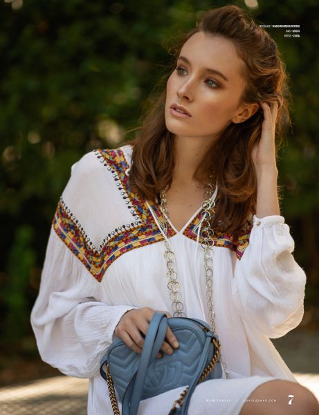 Fashion Summer Editorial, Sunset wait by Elena Fortin