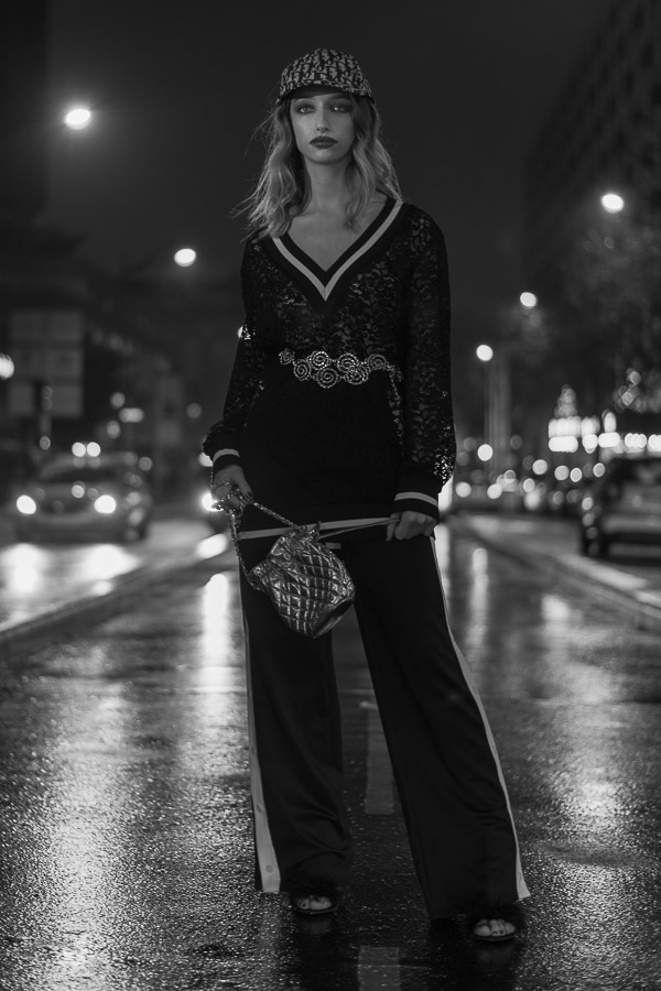 Urban fashion photoshoot