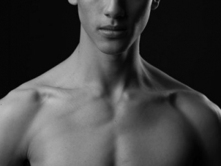 Men black and White Fashion studio shot