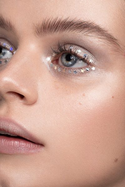Editorial Silver Makeup